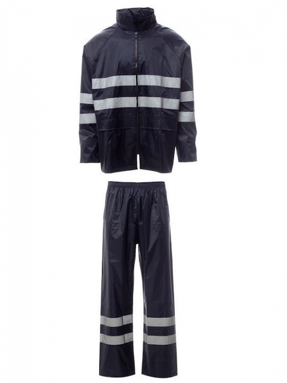 Αδιάβροχo σετ εργασίας από την Payper σε navy μπλε χρώμα, Medium | Molossos Wear