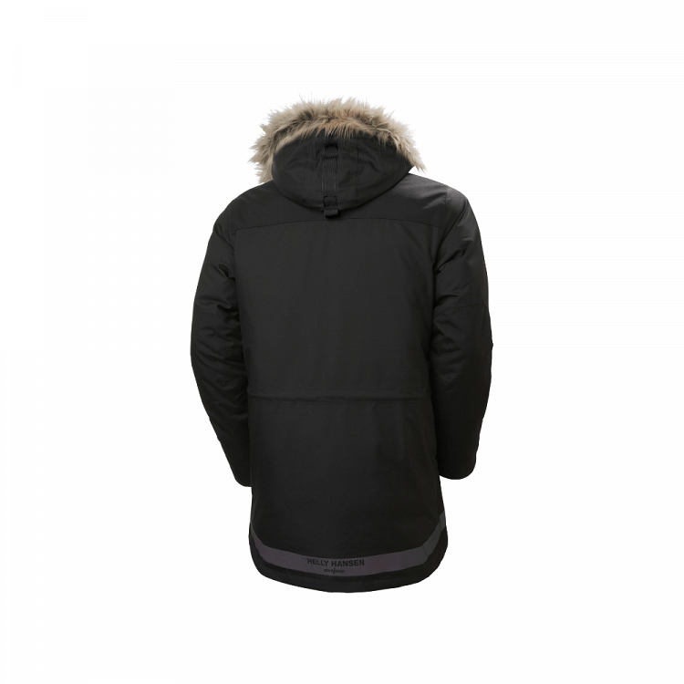 HELLY HANSEN BIFROST WINTER PARKA, ΑΝΔΡΙΚΟ ΧΕΙΜΩΝΙΑΤΙΚΟ ΜΠΟΥΦΑΝ, ΤΣΕΠΕΣ ΜΕ ΦΕΡΜΟΥΑΡ, BLACK