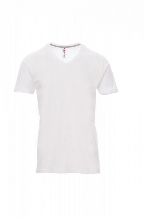 PAYPER V-NECK, white t-shirt, men