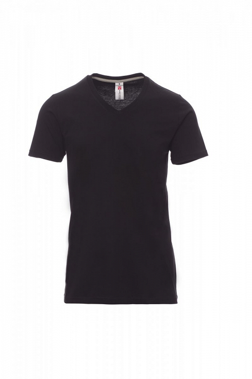 PAYPER V-NECK, Ανδρικό T-Shirt, black men t-shirt, Molossos