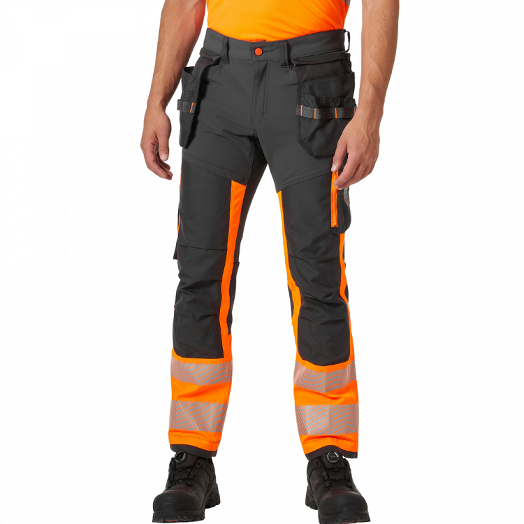 HELLY HANSEN CONSTRUCTION PANT CLASS 1, από το Molossos Wear, χρώμα orange, 58C.