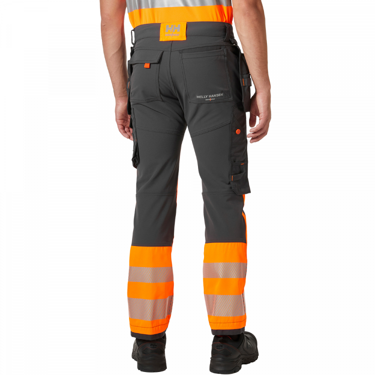 HELLY HANSEN CONSTRUCTION PANT CLASS 1, από το Molossos Wear, χρώμα orange, 58C.
