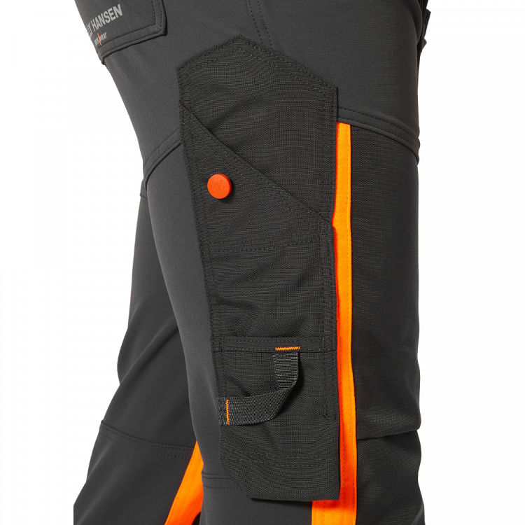 HELLY HANSEN CONSTRUCTION PANT CLASS 1, από το Molossos Wear, χρώμα orange, 58C.