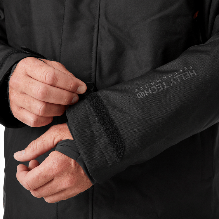 HELLY HANSEN KENSINGTON WINTER JACKET 71345 BLACK MOLOSSOS