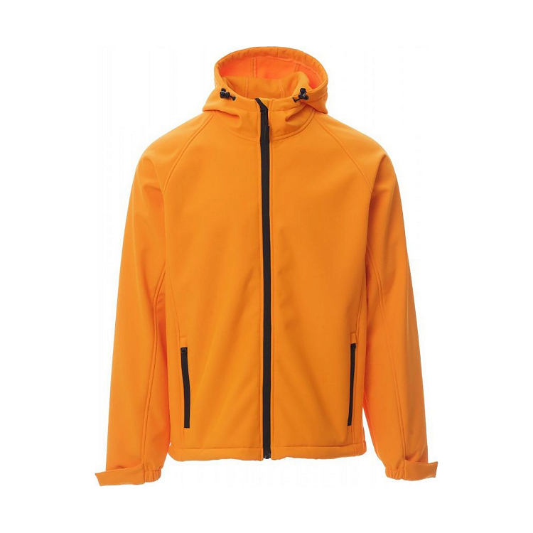 Αδιάβροχο Soft-Shell Payper Gale από το Molossos Wear, χρώμα Orange, μέγεθος M.
