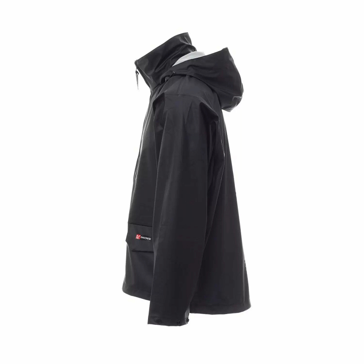 Αδιάβροχο Σακάκι Payper Dry-Jacket από το Molossos Wear, χρώμα navy, πλαϊνή όψη.