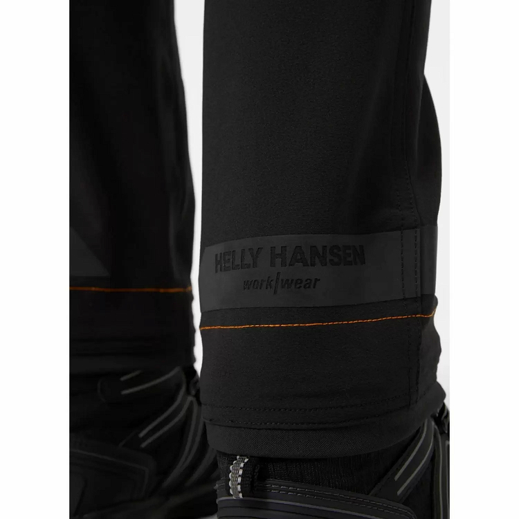 Helly Hansen Kensington 77574 Παντελόνι Εργασίας από το Molossos Wear, χρώμα black, λογότυπο HH στο κάτω μέρος.