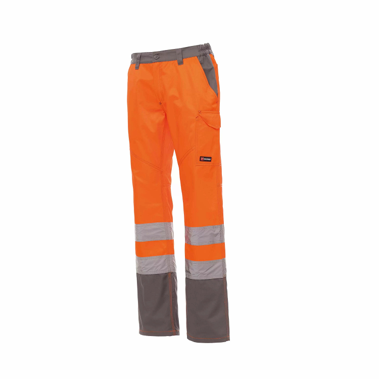 Παντελόνι Υψηλής Ευκρίνειας από το Molossos Wear, χρώμα orange/grey, μέγεθος small.