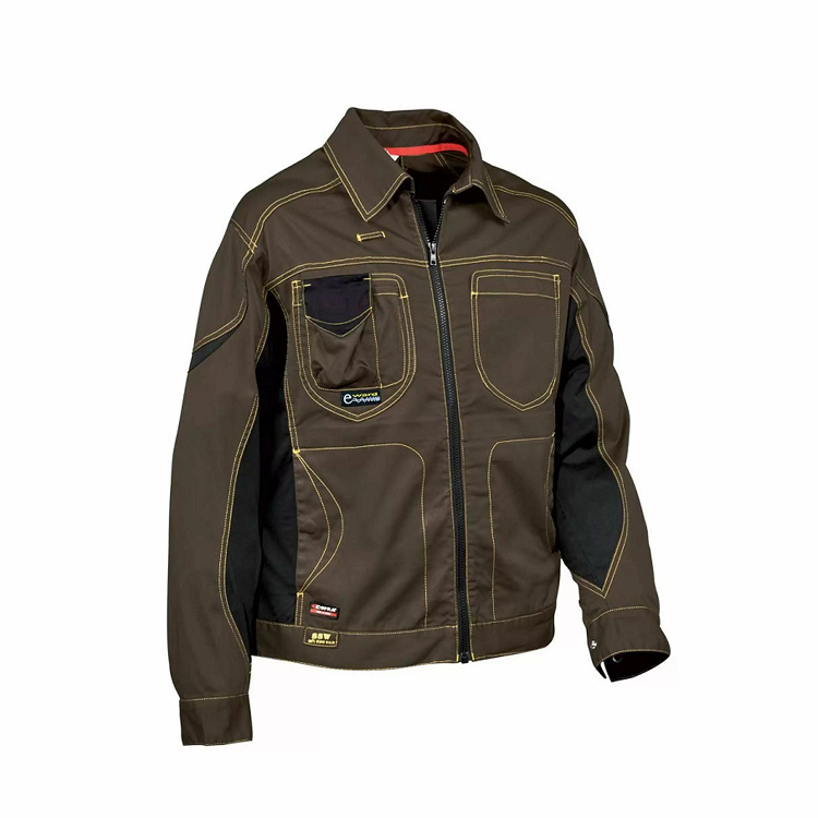 Σακάκι Εργασίας Cofra Workman από το Molossos Wear, χρώμα brown, μέγεθος 46.